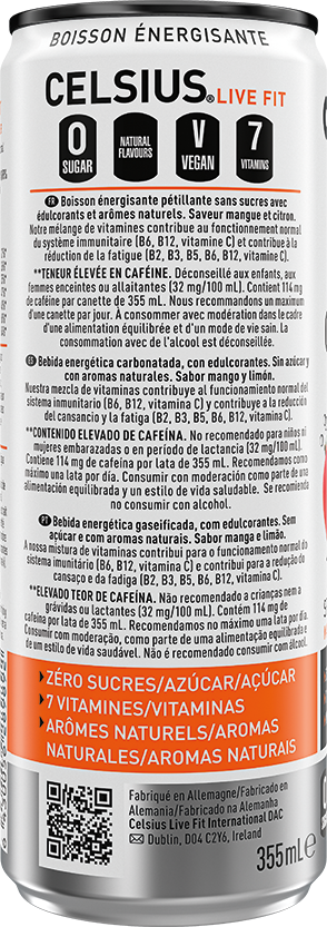 Manga Limão – Product's Back Label