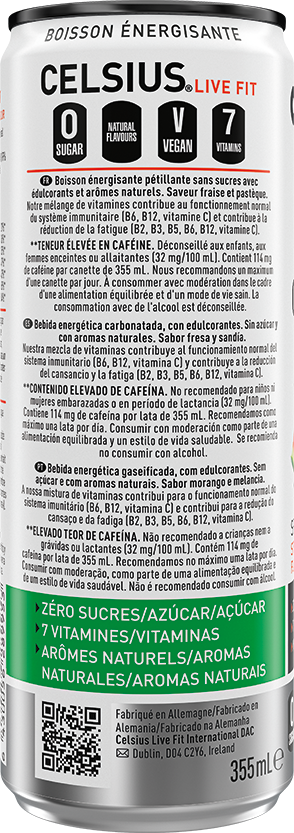 Morango Melancia – Product's Back Label